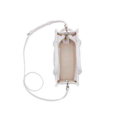 THE DTM MONOGRAM SMALL LEATHER TOTE BAG